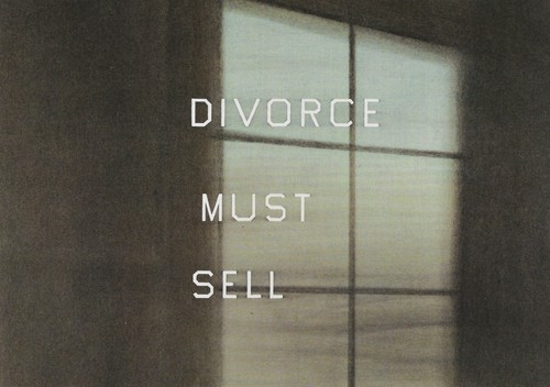 Postcard ruscha divorce - postcard, ed