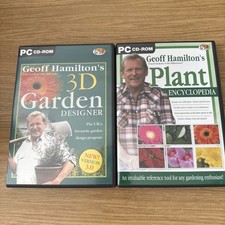 Geoff Hamilton's Plant Encyclopedia & Garden Designer PC CD-ROM. 2001. Vintage.