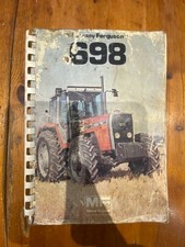 Vintage Massey Ferguson 698 Operator Instruction Book
