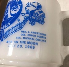 Rare 60s Federal Mug Apollo 11