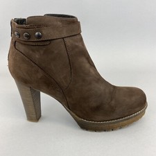 Jigsaw Brown Nubuck Leather