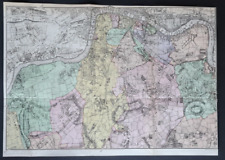 Antique (1883) map - South