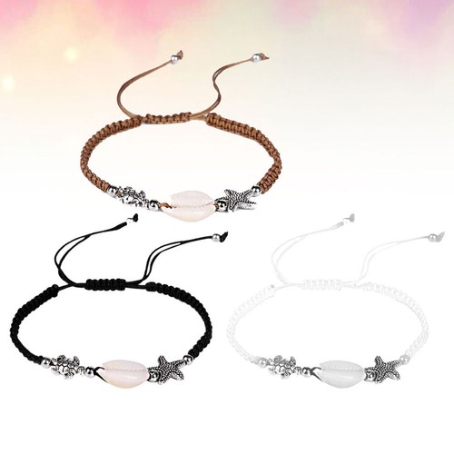 3pcs woman shell - woman, bracelets