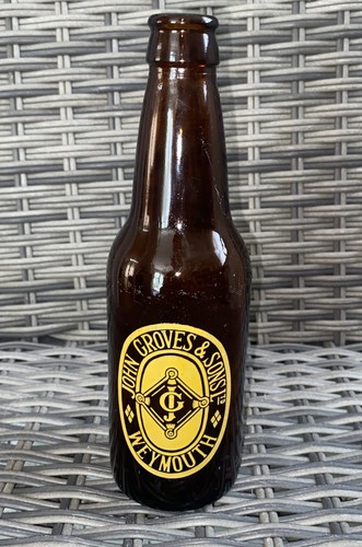 Antique beer bottle john - antique,