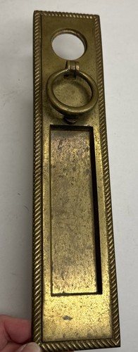 Vintage brass door knocker - vintage,