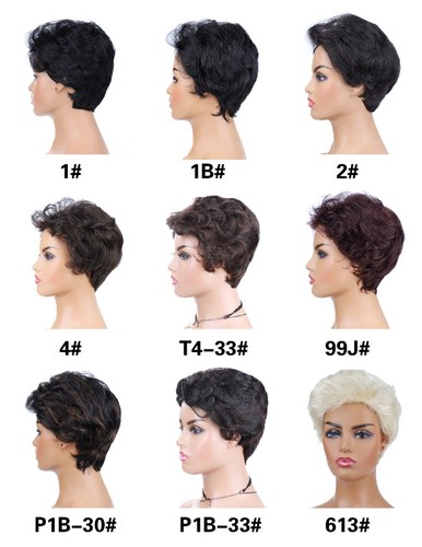 Women wig short - wig, dark