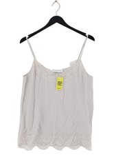 Javier Simorra Women's T-Shirt UK 12 Grey Silk with Polyamide Camisole