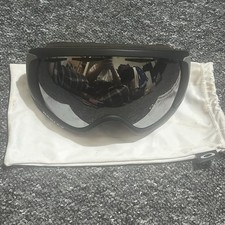 Oakley Canopy Snow Goggles Matte-Black Good Condition Sapphire lense