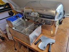 10L Electrical Deep Fryer Commercial Basket Stainless Steel Tank Fat Chip 6L Oil