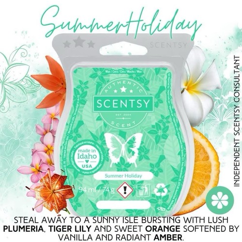 Scentsy summer holiday wax bar - scentsy,