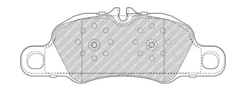 Brake pads fdb5018 ferodo for - fdb5018,