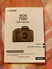 Canon EOS 750D Instruction
