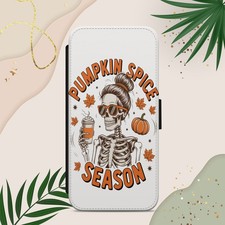 Skull Autumn Girl Gothic Phone