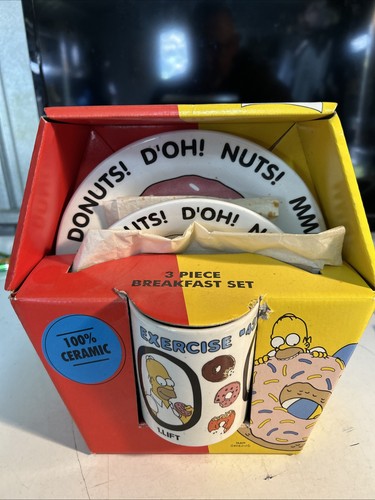 Simpsons mug plate bow - plate,