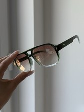 Green gradient sunglasses tan