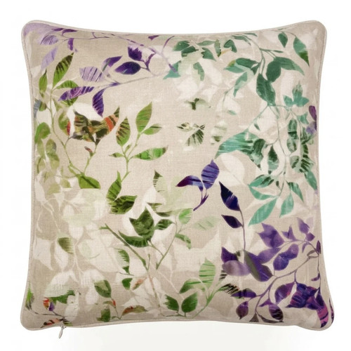 Cushion cover beige - beige, purple
