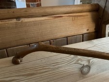 Prisoner Of War St Helena Walking Cane Stick Carved Horse Hoof Handle WW1