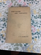 Rare Occult Book First Edition C W Leadbeater Spiritualism And Theosophy 1928