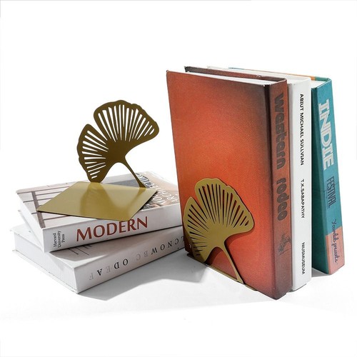 Creative ginkgo book ends - book,