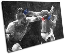Conor Mcgregor Nate Diaz UFC MMA Sports SINGLE CANVAS WALL ART Picture Print