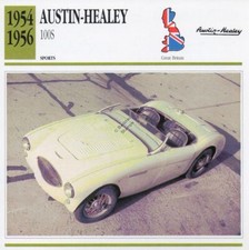 1954-1956 AUSTIN HEALEY 100S Sports Classic Car Photo/Info Maxi Card