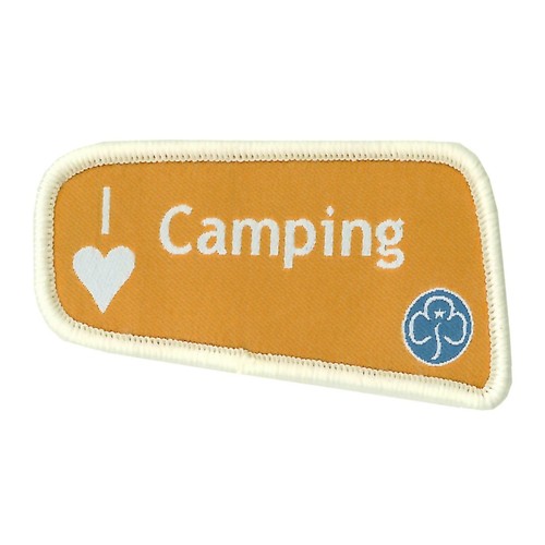 Love camping woven - camping,