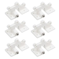 RC Hinges Adjustable Hatch Hinge 30x16mm for RC Model Airplane Parts White 6pcs