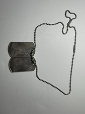 Silver 925 Gucci Dog Tags With Box