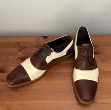 Russell Bromley Mens Shoes Size 10 Brown/cream Pre-owned