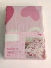 Single pink childs Duvet Cover With One Pillowcase