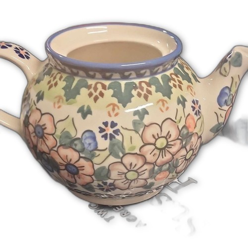 Polish pottery unikat teapot - polish,