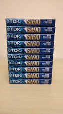 10 x TDK SA90 High Position IEC II / TYPE II Blank Audio Cassette JOB LOT NEW!!