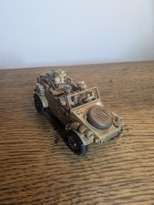 Bolt Action German Afrika Korps DaK Kubelwagen 1/56 28mm Painted Commission