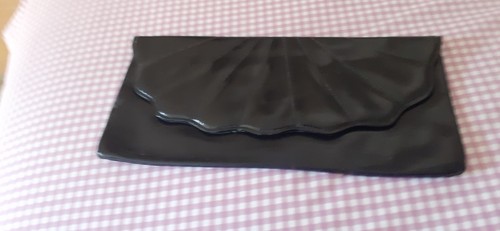 Vintage black patent - patent, leather