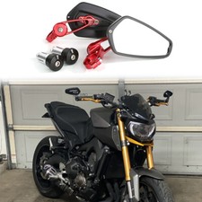 For Yamaha MT-07 MT-09 MT03 MT10 Motorcycle 7/8'' Bar End Rear View Side Mirrors