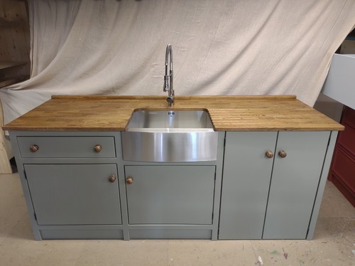 Flat faced stainless belfast - flat,