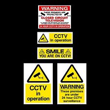 CCTV Sign, Sticker - All Sizes & Materials - Security, Camera, Warning