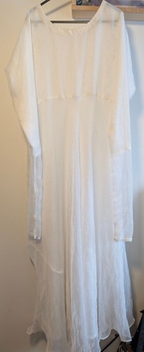 White floaty maxi - floaty, dress