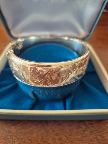 925 sterling silver - silver, bangle