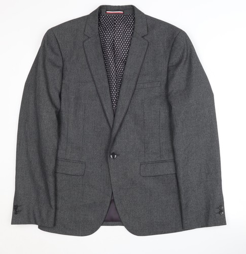 Ventuno men grey blazer - ventuno, 21