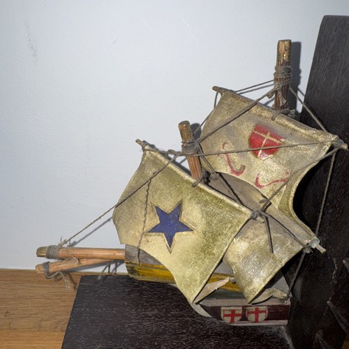 Vintage pair wooden - of,