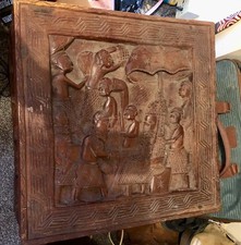 Antique Africa Wooden Chest