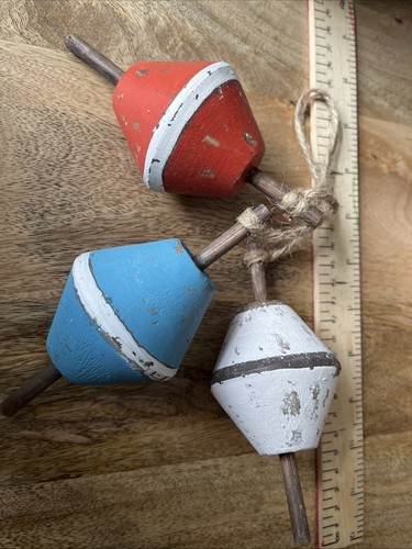 Wooden decorative buoys new - buoys,