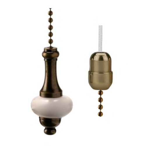 White ceramic antique brass - ceramic,