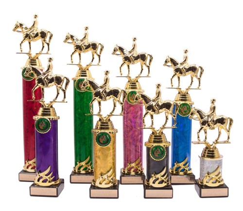 Personalised gold equestrian - gold,