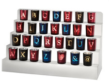 NEW Alphabet Candle Votives