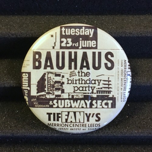 Bauhaus concert ticket stub - bauhaus,