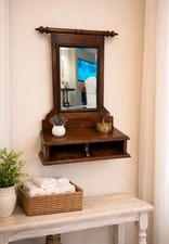 Antique edwardian oak hall - antique,