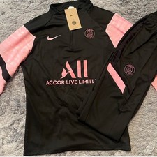 PSG Tracksuit Black and Pink