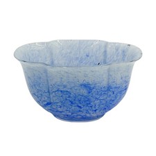 Steuben Blue Cluthra Art Glass